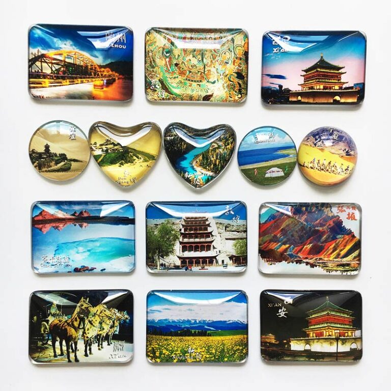 Crystal Glass Fridge Magnet