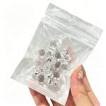 Clear Round Ball Refrigerator Magnets Pack in Zipper Bag