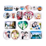 Custom Mixed Shape Photo Glass Fridge Magnets