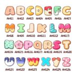 Dessert_Cartoon_ABC_Letter_Magnet_Artwork