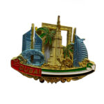 Dubai Landmark Metal Magnet