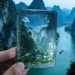 Guilin Landscape Liquid Floating Fridge Magnet