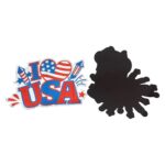 I_Love_USA_America_Holiday_Magnet_Blank