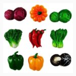Lifelike Vegetable Shape Fridge Magnets Set