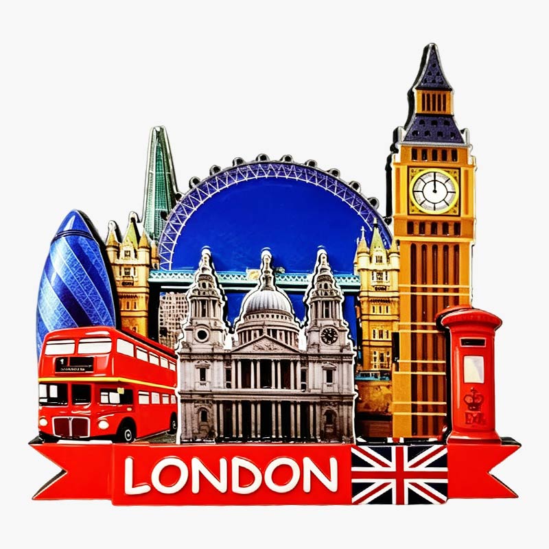 London City Landmark Travel Souvenir Fridge Magnet