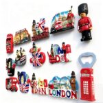 London UK Tourist Souvenir Fridge Magnets Collection