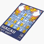 Macau Landmark Hollow Stained Glass Metal Bookmark