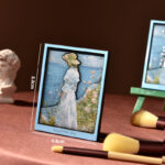 Monet Style Lady By The Sea Fridge Magnet