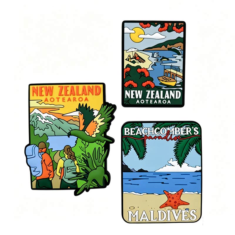 New Zealand Maldives Travel Refrigerator Magnets