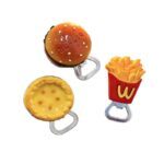 Simulation Fast Food Fridge Magnet Beer Bottle Opener