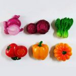 Simulation Vegetable Resin Refrigerator Magnets