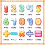 Sweet_Cartoon_Number_Math_Magnets_Design