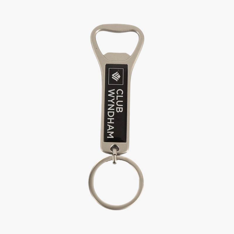 Zinc Alloy Hand Shaped Beer Bottle Opener Keychain
