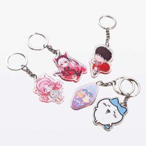 Glitter Acrylic acrylic keychain example