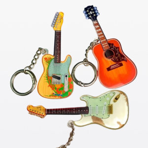 Offset Printing acrylic keychain example