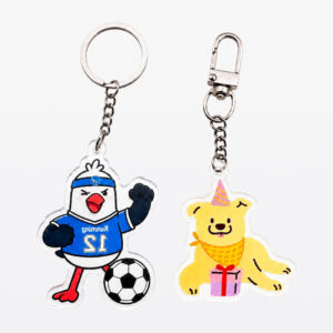 UV Digital Printing acrylic keychain example