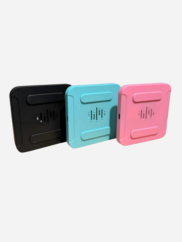 Blank Sublimation Music Player Shell Back View With Speaker Vents 3 Colors-600x800