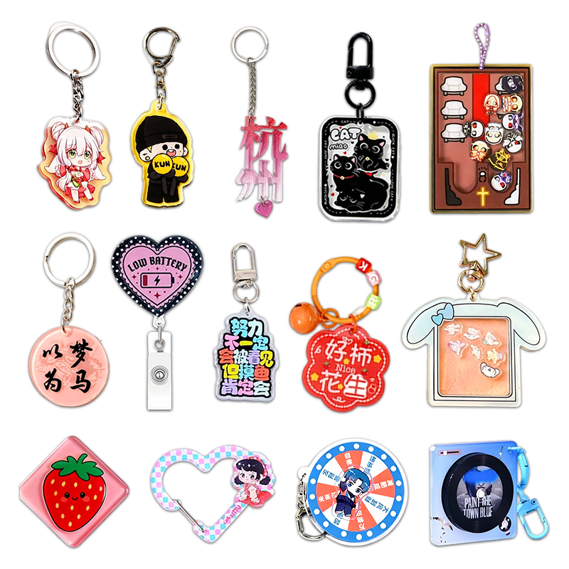 Custom Acrylic Keychain Made for Brands & Wholesale