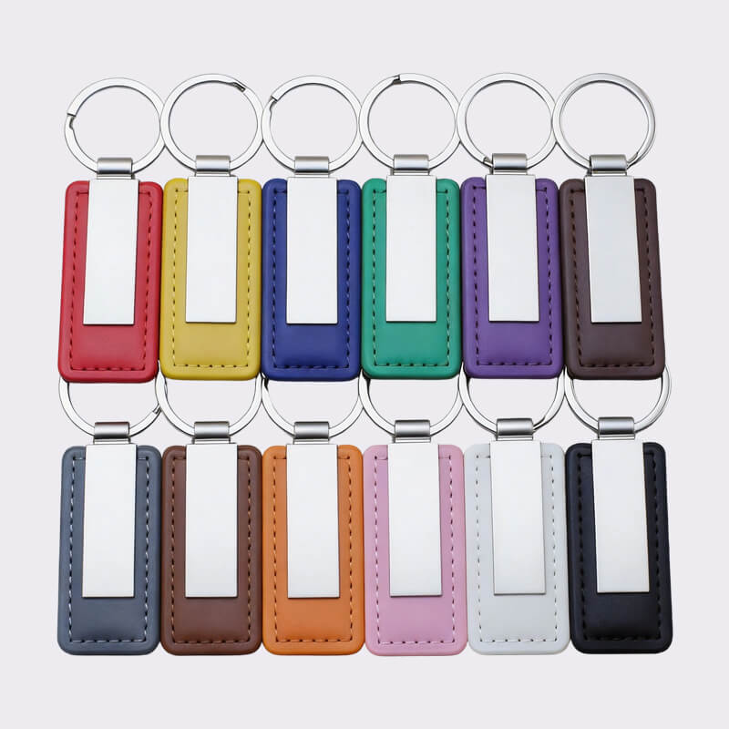 Custom Engraved PU Key Fobs