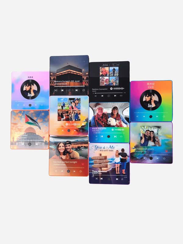 Custom Photo Printed Square Music Player Assorted Personalized Gifts Collection-600x800