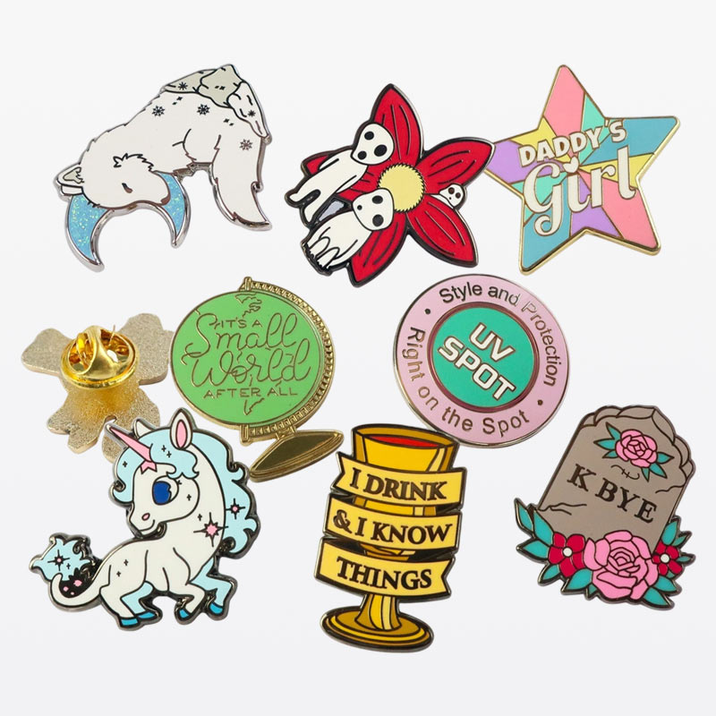 Fantasy & Slogan Design Custom Enamel Pins