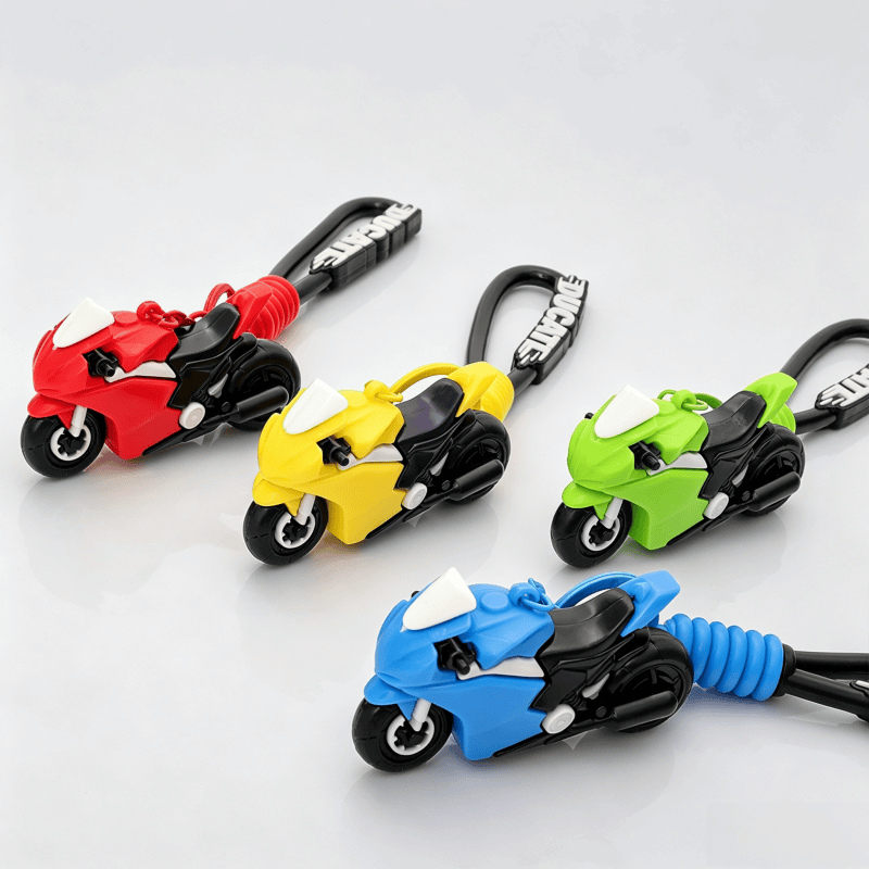 Motorcycle 3D PVC Keychains