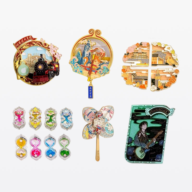 Chinese Style Tourist Souvenir Enamel Pins
