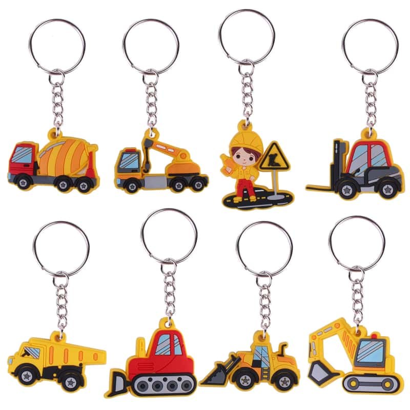 Construction PVC keychains for color and workmanship inspection