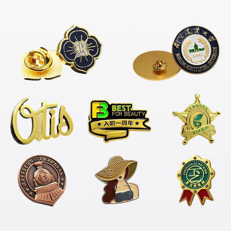 Corporate and University Logo Custom Metal Badges