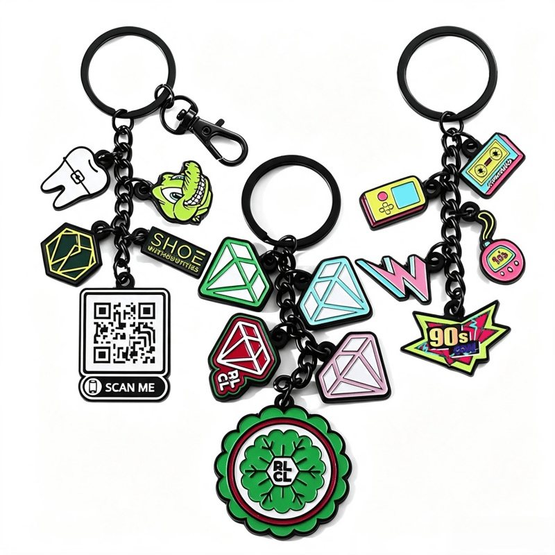 Custom logo metal keychain accessories affecting mold and unit cost