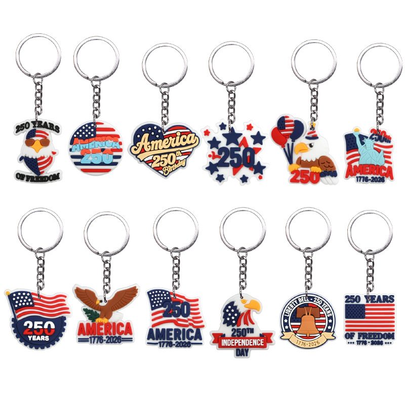 Custom PVC sports keychain production samples from a manufacturer