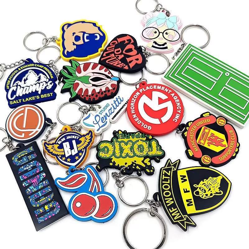 Sports keychain samples for custom keychain quality control