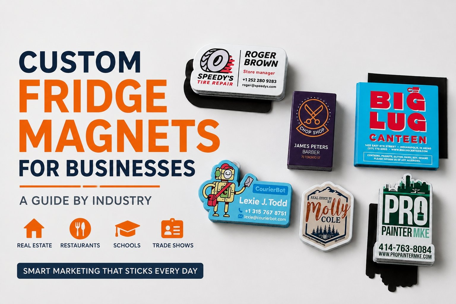 Custom fridge magnets for businesses - a guide by industry featured image