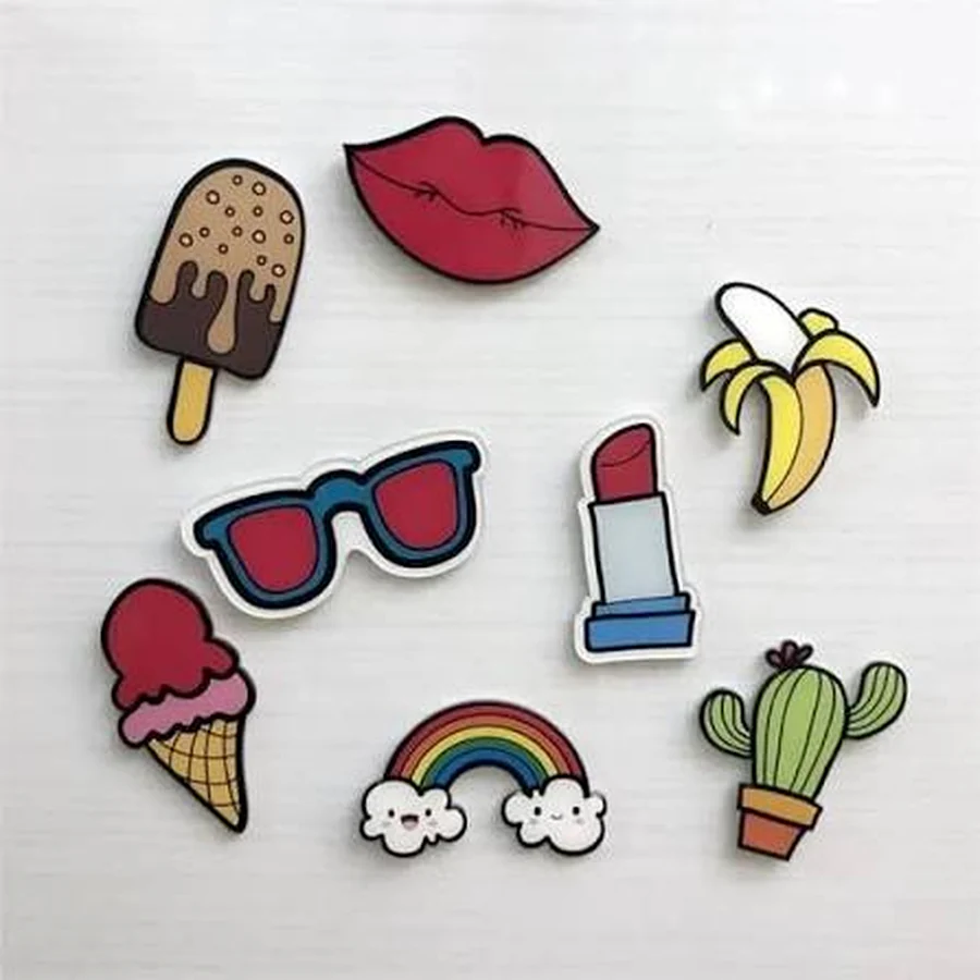 Flat printed flexible magnetic sheet fridge magnets