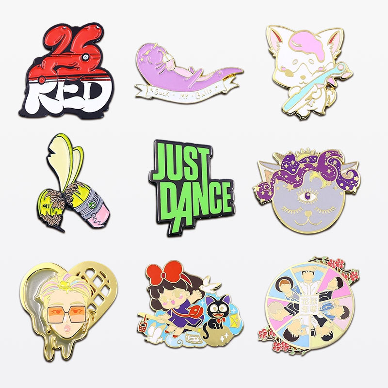 Pop Culture Cartoon Custom Enamel Lapel Pins Bulk