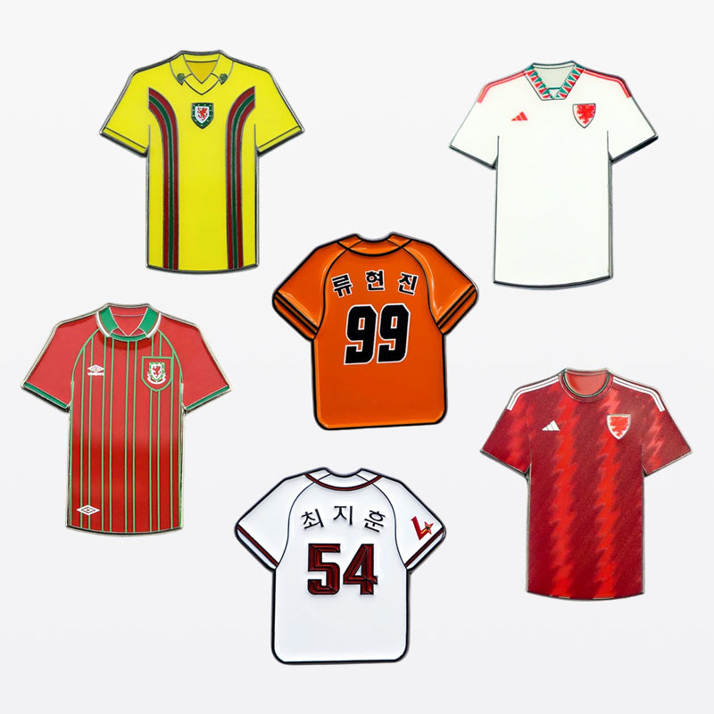 Sports Jersey Custom Hard Enamel Pins