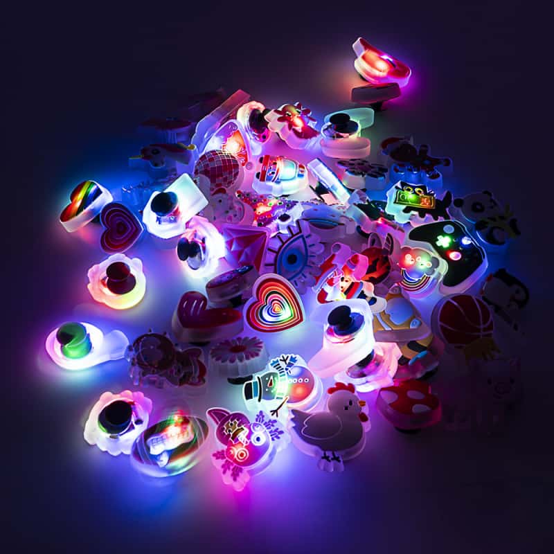 LED Light Up Shoe Charms Set