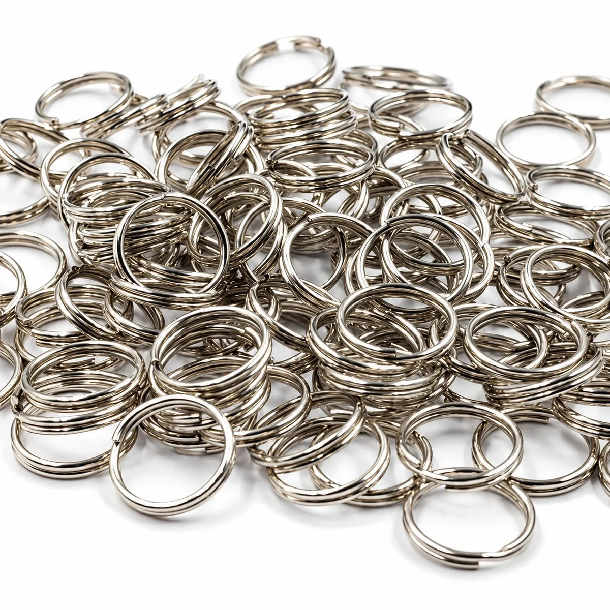 Split ring: a tightly wound double-coil ring