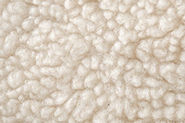 Lambswool fabric for plush keychains