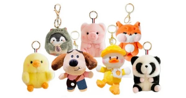 Assorted-Animal-Plush-Keychain-Set-cropped