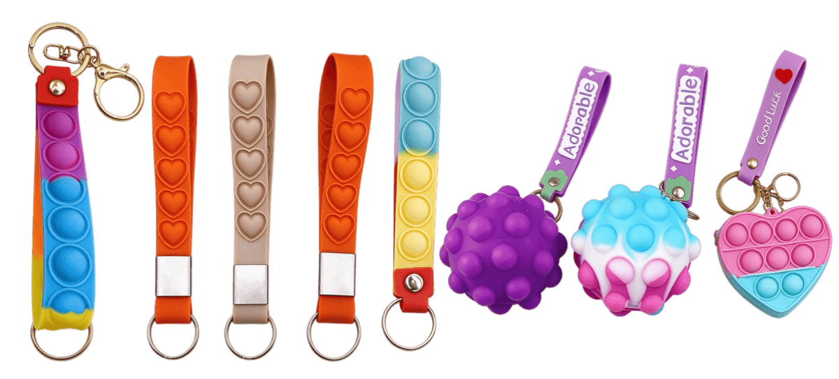 Custom Pop It Keychain Manufacturer In China