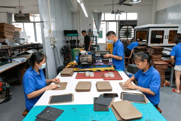 Leather Keychain Material Preparation