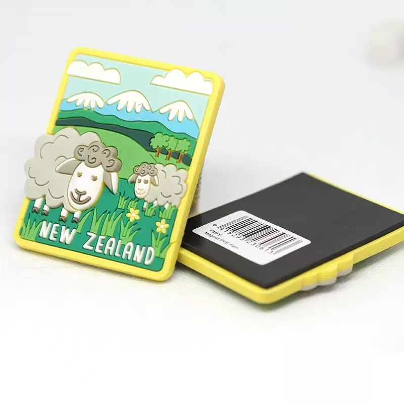 Custom fridge magnets in soft PVC - HUASAN factory sample