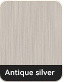 Antique Silver electroplating swatch for custom fridge magnets