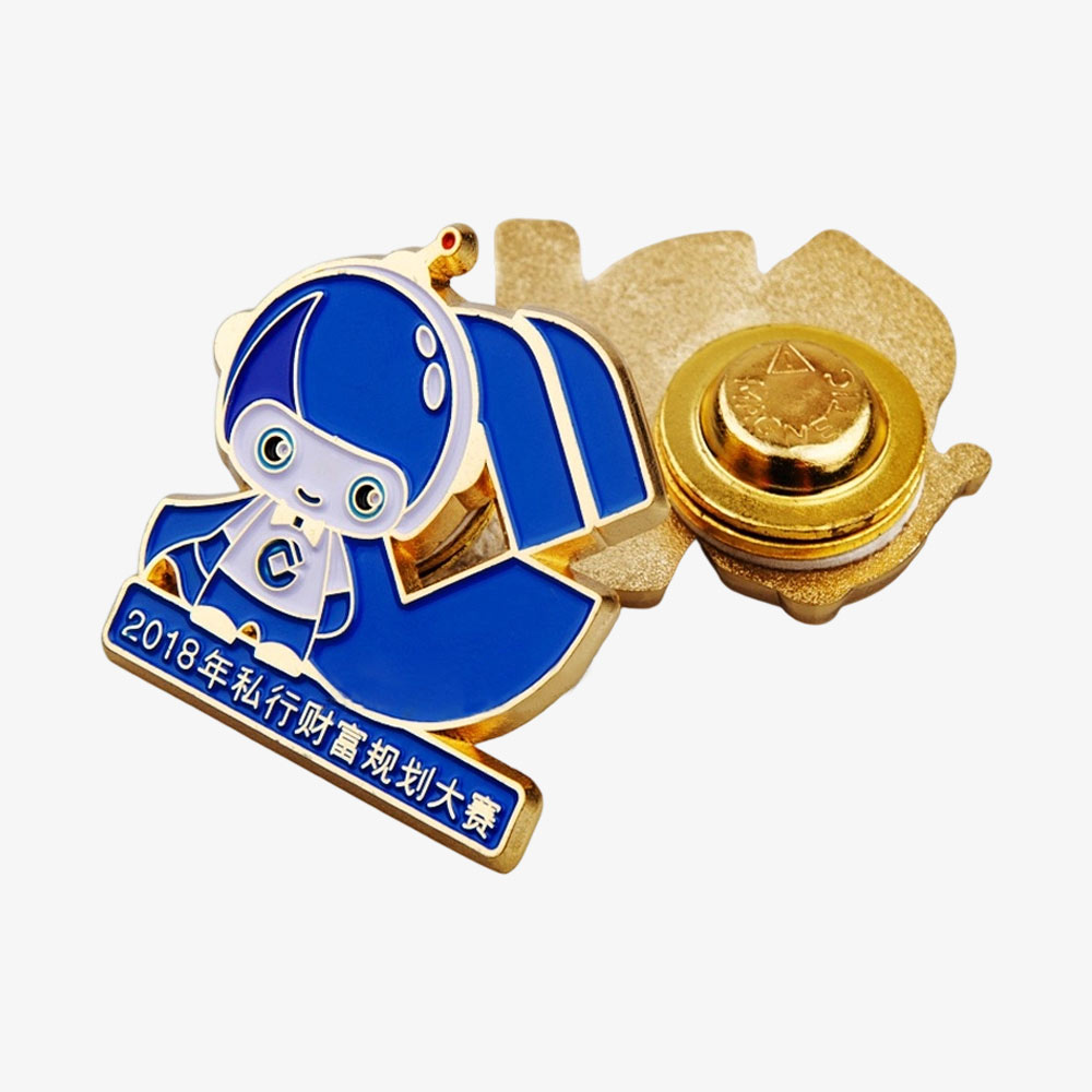 blue-cartoon-character-metal-badge-front-back