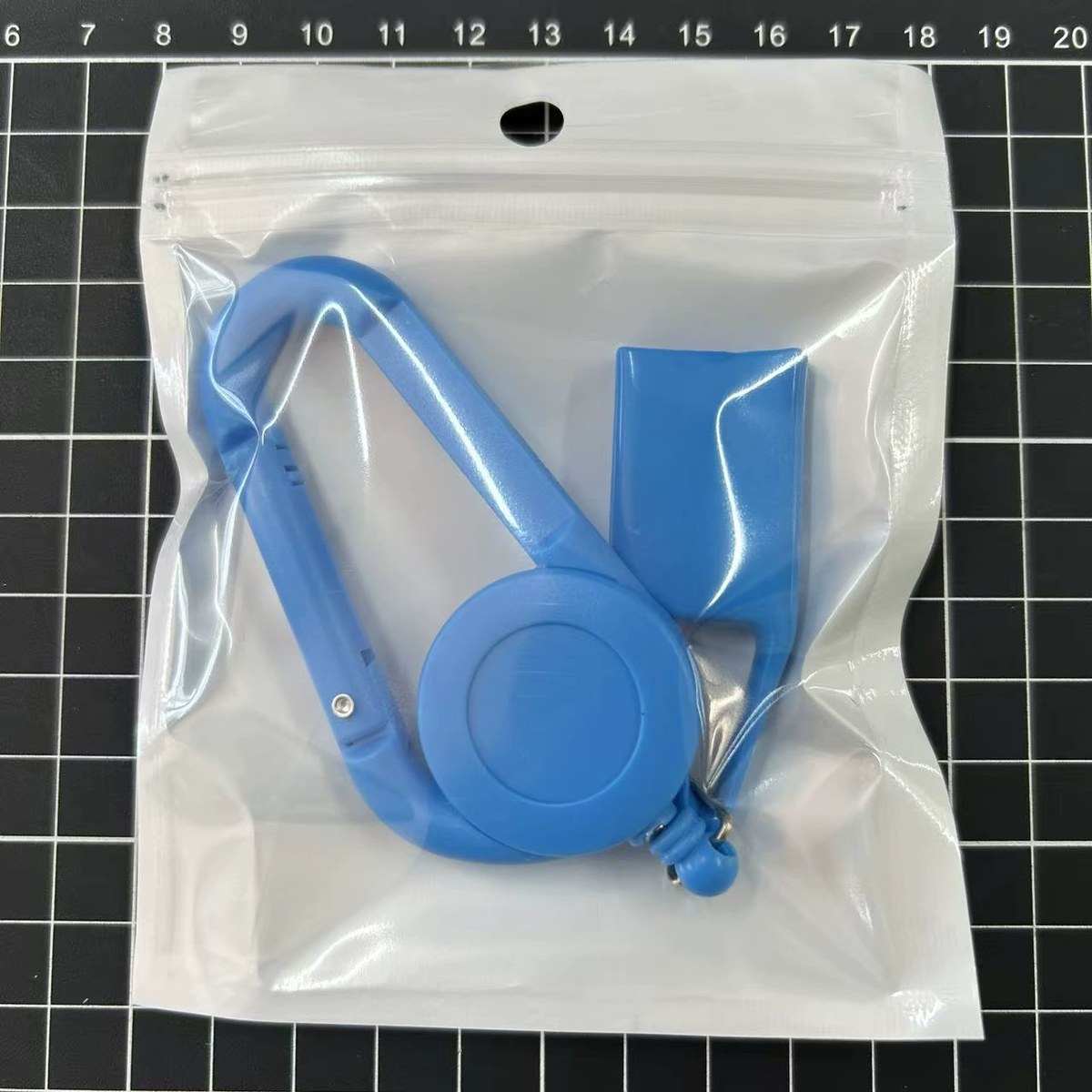 Blue Retractable Lighter Holder Bag