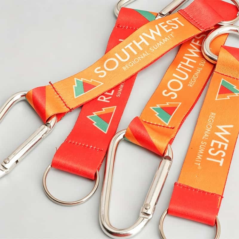 carabiner keychain lanyard bulk pile