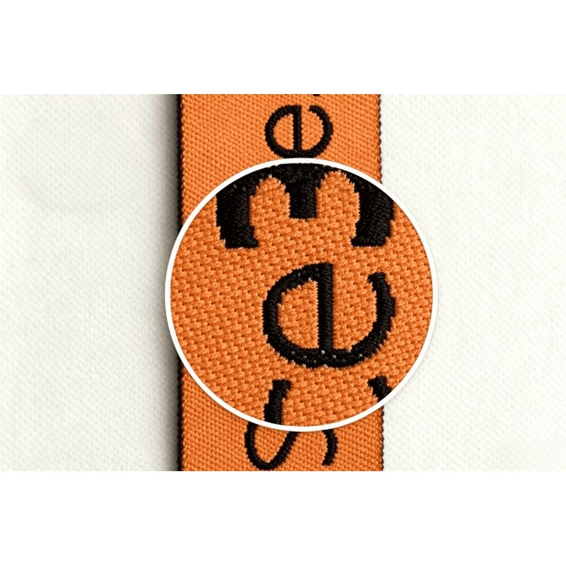 offset relief printing on lanyard strap