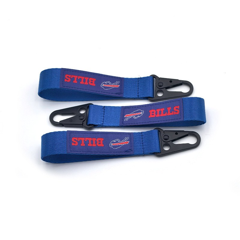 carabiner lanyard strap width and length marked