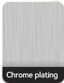 Chrome electroplating finish swatch for custom fridge magnets